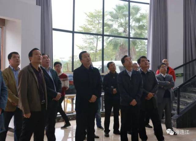 副县长钟磊,连江县领导张金潮,郭春曦,林毅敏,俞传华,李向阳陪同