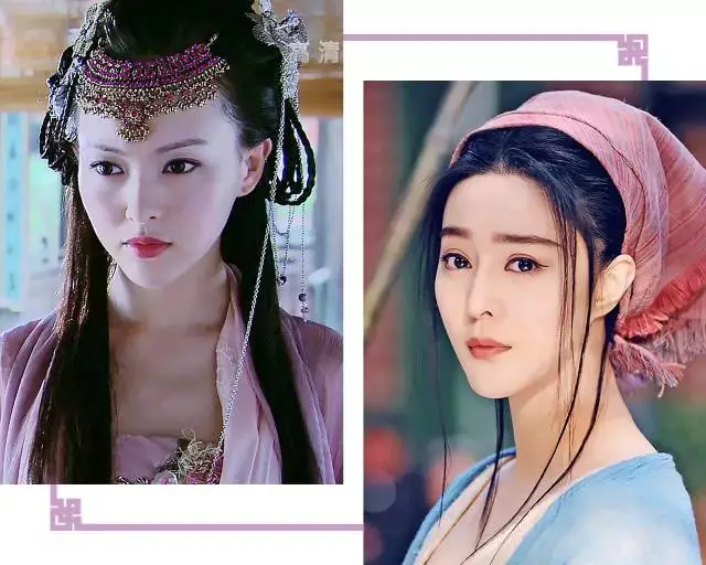 瓜子脸失去了古典感 但线条依然流畅,只是略微陡峭(古装造型不会加分
