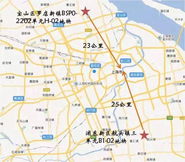 宝山罗店,浦东航头镇优质地块成交 宝山区罗店新镇bsp0-2202单元h-02