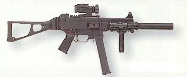 hk公司专为美国特种部队开发的ump45冲锋枪!