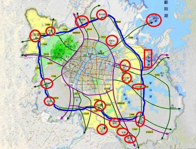 沿江南北大道快速路,红谷隧道 和 绕城高速公路南外环建设工程 西外环