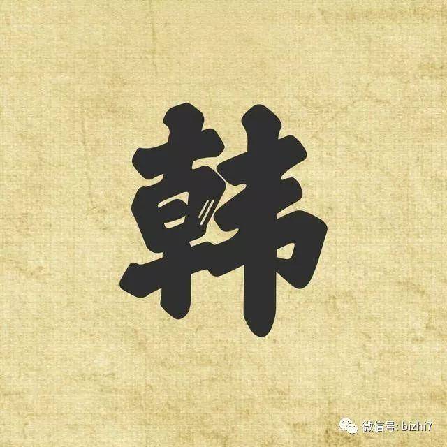 姓氏头像大全,有你的姓氏吗