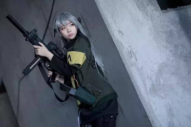 cosplay ump40 cos正片 少女前线 黑丝