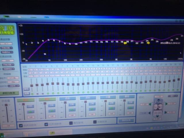 8音度y2s dsp拥有31段eq调音功能,可以独立调节各个声场延时和相位