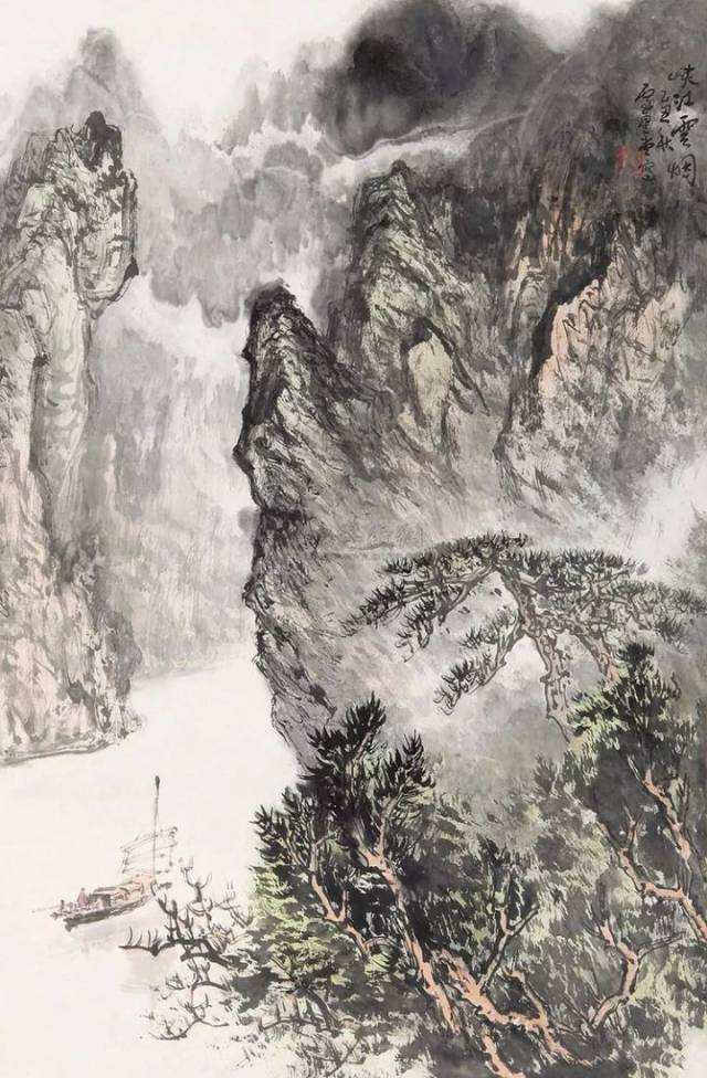 卢星堂|搜尽奇峰打腹稿(彩墨山水画100幅)