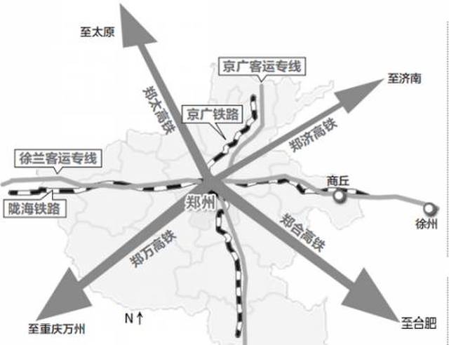 四环五环同时发力 交通路况将大大改善 铁路 2020年以前,郑州将建成