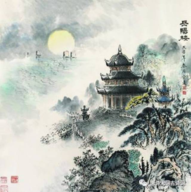 从屈原《九歌·湘夫人》 "袅袅兮秋风,洞庭波兮木叶下"开始,岳阳楼就