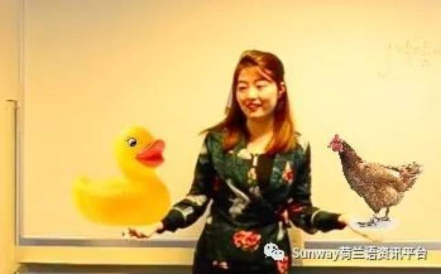 你听说过荷兰语中的左手一只鸡,右手一只鸭原