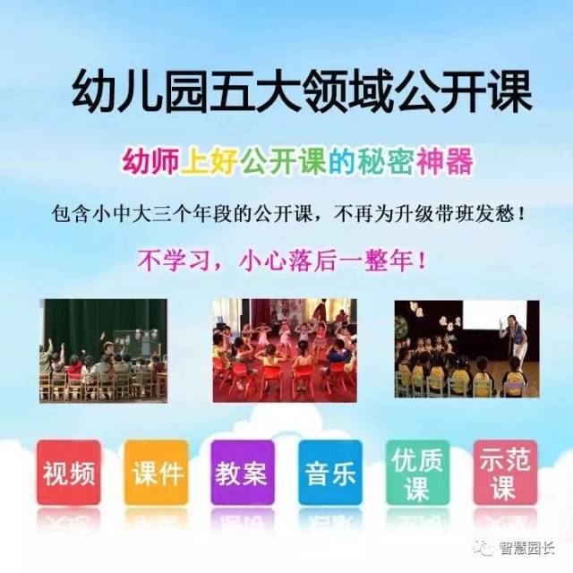 幼儿园五大领域公开课共163课时(包括视频,ppt课件