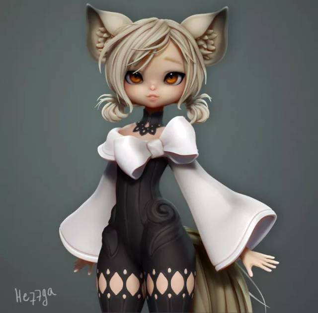 俄罗斯3d角色设计师olya anufrieva作品欣赏
