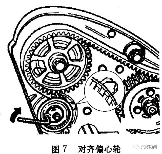 【汽车正时】大众捷达sdi aqm 1 9l柴油发动机正时校对方法