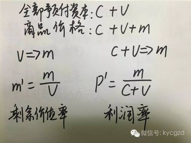 难点点播二:不变资本与可变资本