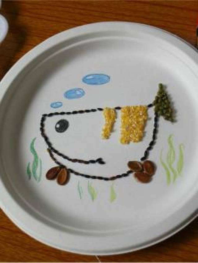 豆子拼贴画
