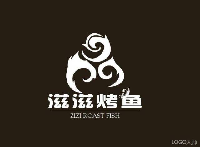 烤鱼品牌logo设计合集