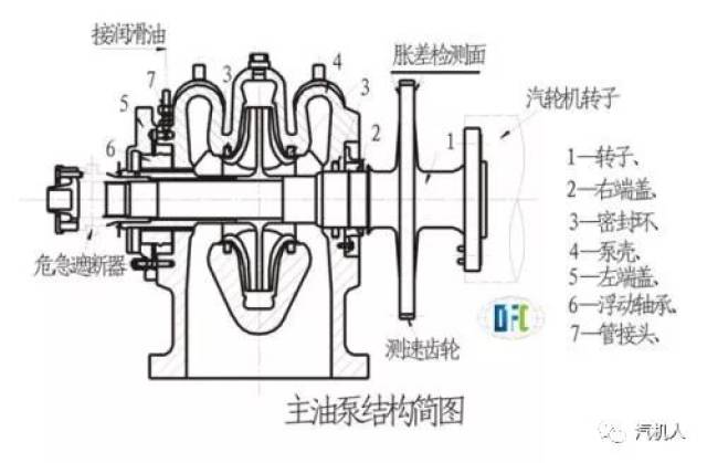 汽轮机主油泵的结构及原理
