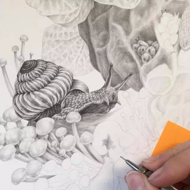 一组超细腻的美术素描作品,简直震撼人心!