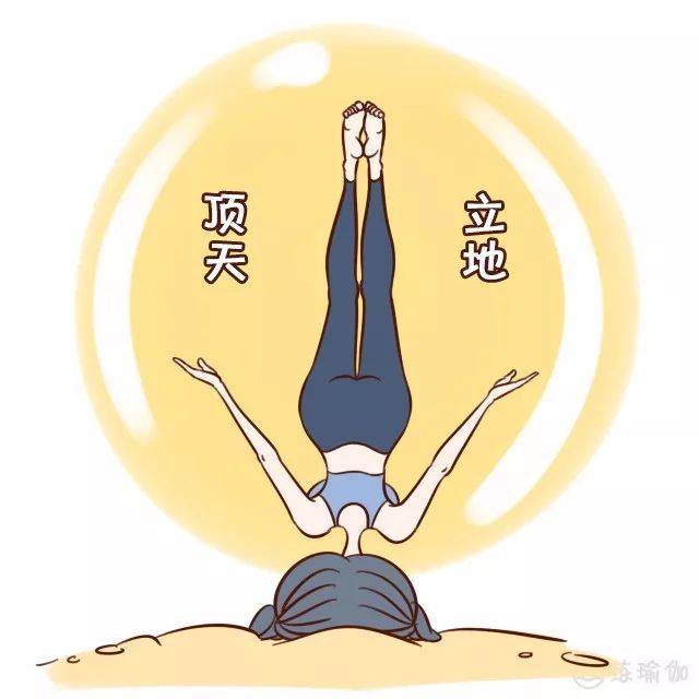 大开眼界!瑜伽头倒立的n种变体,学起来也没那么难!