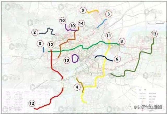 好消息,杭州地铁四期规划--新增4条新线路,7条线路延伸!