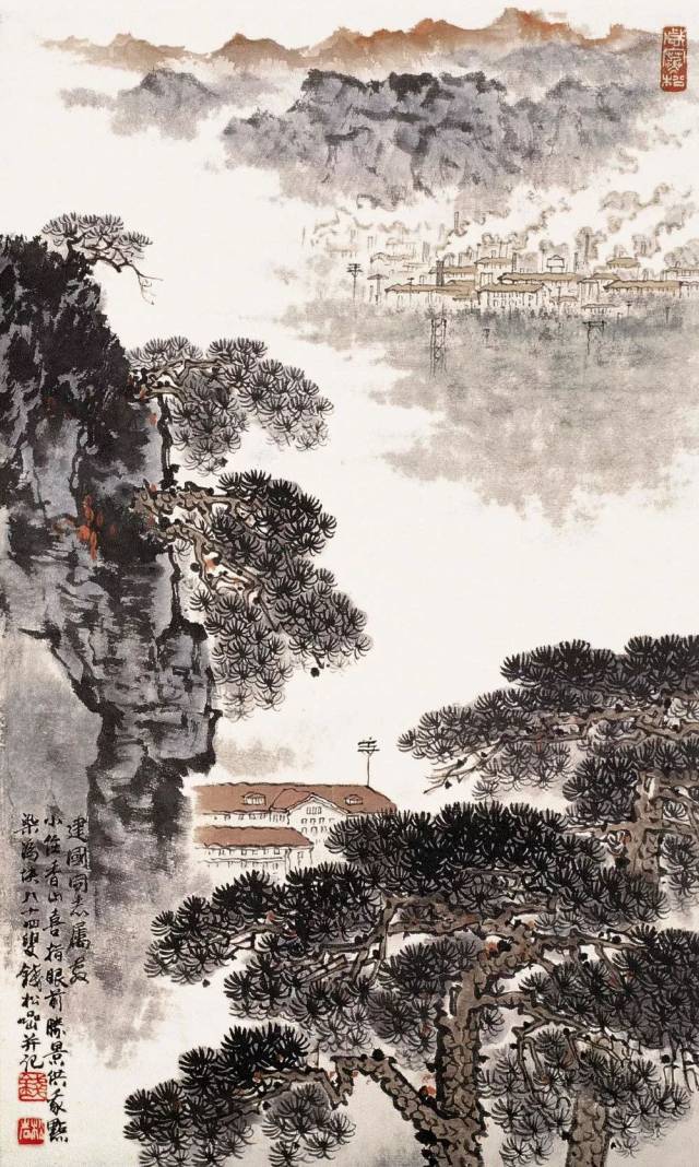 钱松岩|早熟晚成的一代山水画宗师(110幅)