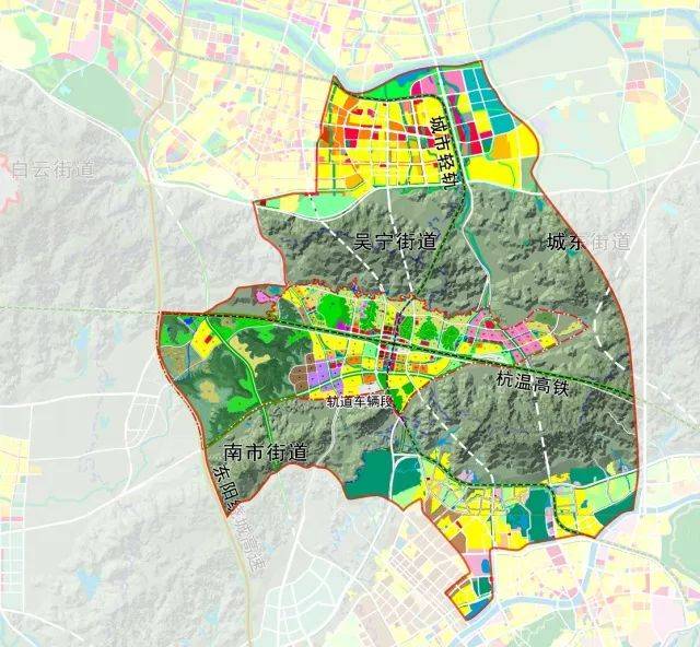东阳市高铁新城总体规划公示公告!