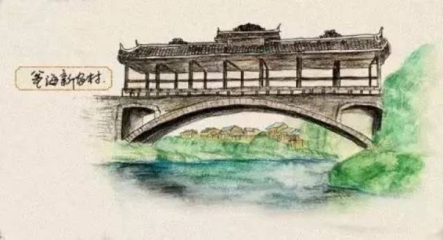 杨柳村位于播州区鸭溪镇,"廊桥乡村里·书香山里中"村庄前一座廊桥