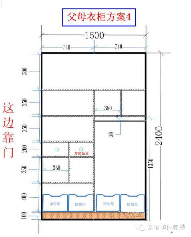 【衣柜设计】内部结构要按年龄层划来做设计