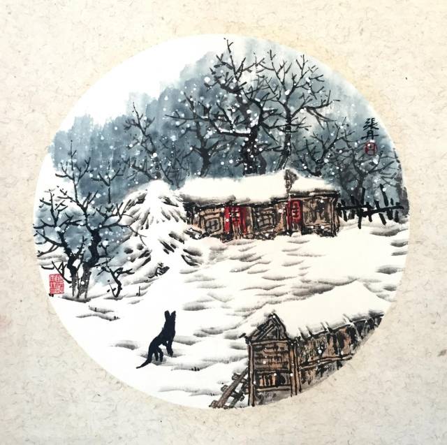 《雪景小品》