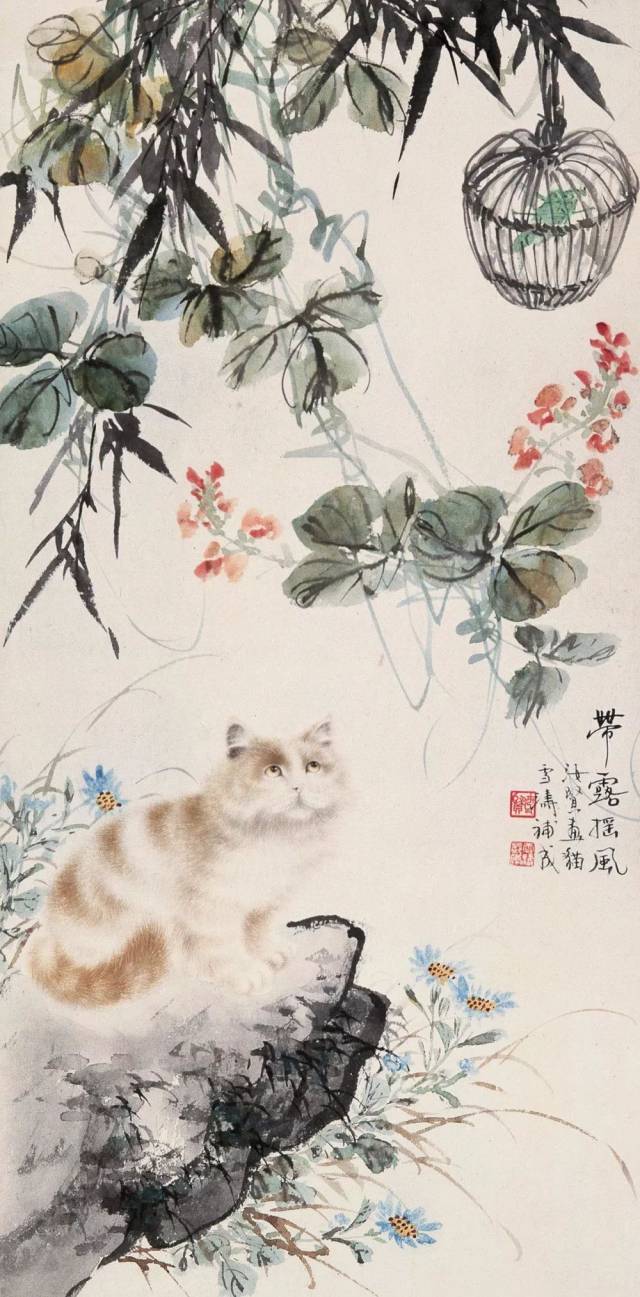 曹克家|工笔猫作品集锦(105幅)