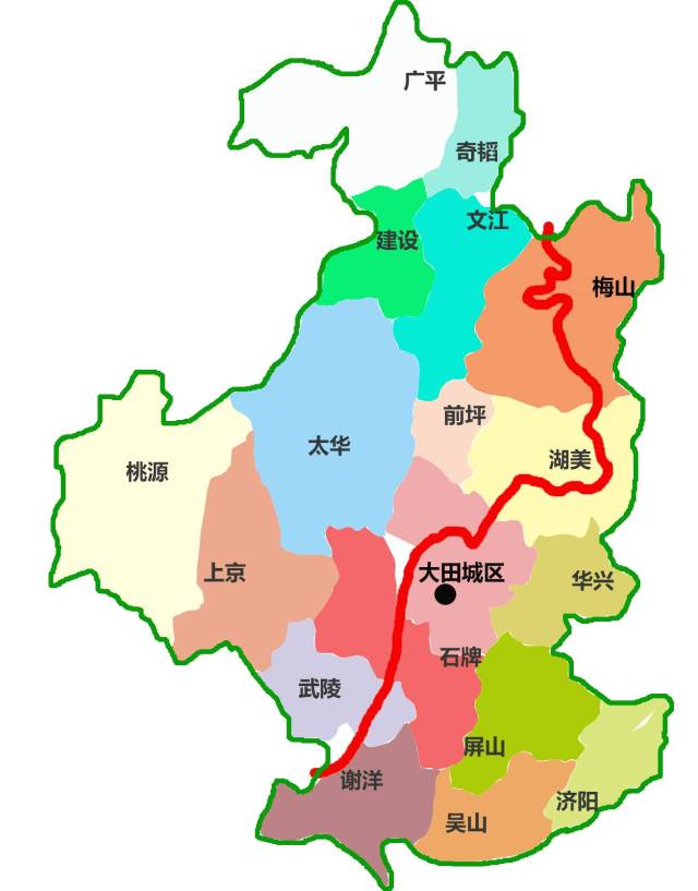 大田县总面积2227.7平方公里