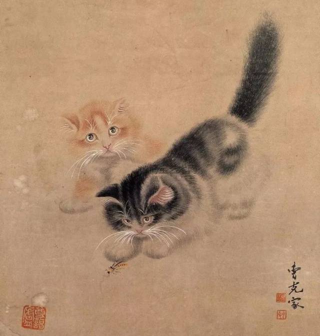 曹克家|工笔猫作品集锦(105幅)