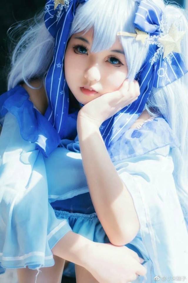 可爱萝莉 雪初音 场照 cosplay