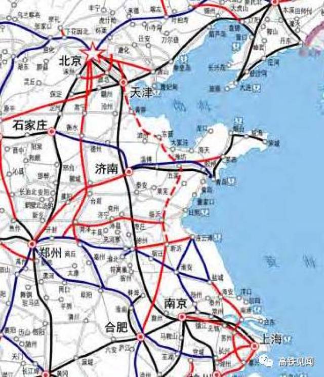 铁路十三五规划高清大图来了……看看哪些高铁经过你家乡