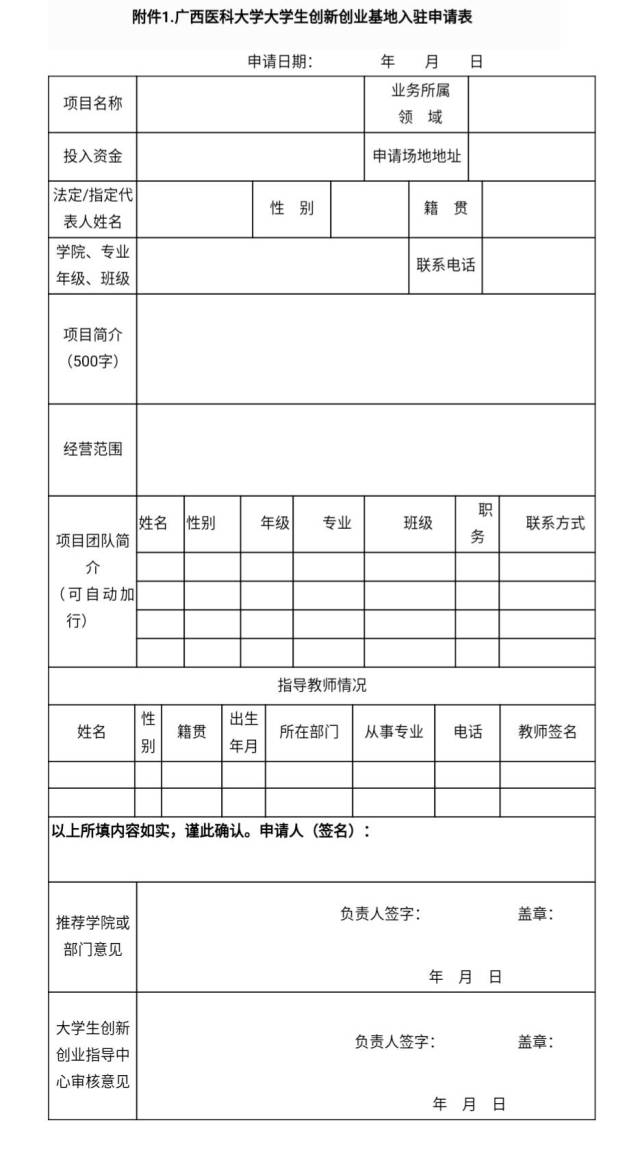 【通知】关于征集优秀大学生创业项目的通知