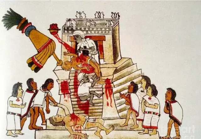 说起阿兹特克文明,不得不提到这个民族文化最大的特点—活人献祭(将