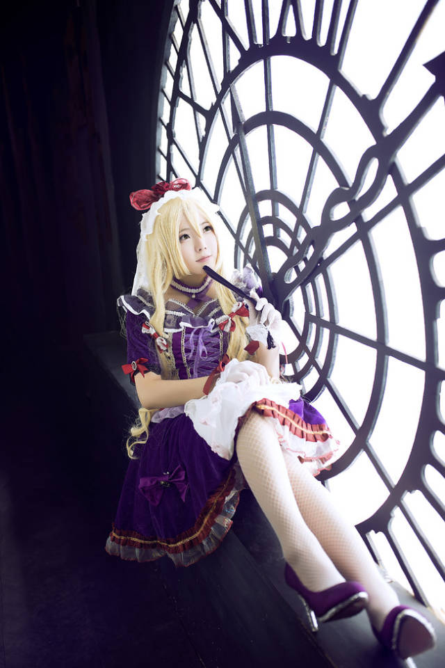 一只软萌紫妹儿 东方project 八云紫 cosplay