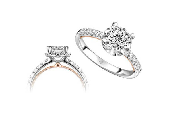 lukfook jewellery 六福珠宝 love is beauty 爱很美系列 18k金钻石