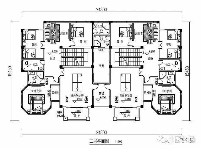 2,室内布局设计功能细化,洗衣房,健身房露台等俱全,并且多卧室为套间