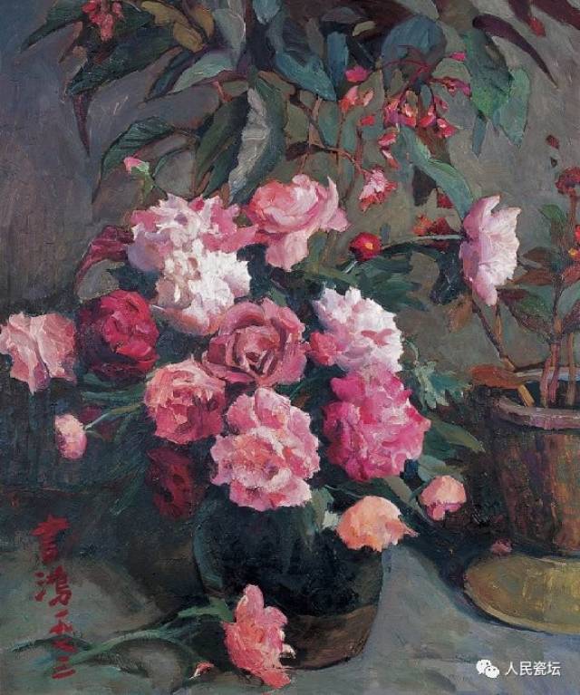 常书鸿油画作品欣赏