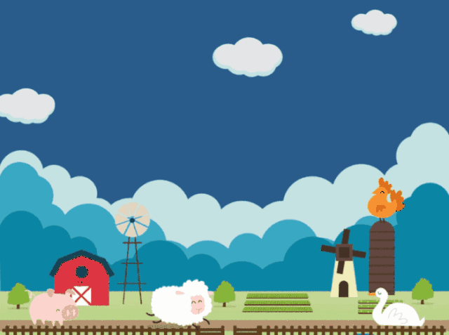 美利君喊小朋友们上课啦!