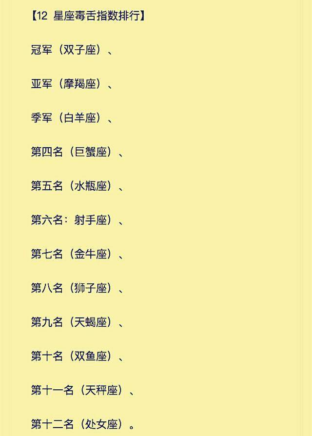 12星座之最:谁是傻白甜,谁是毒舌,谁最难抛弃