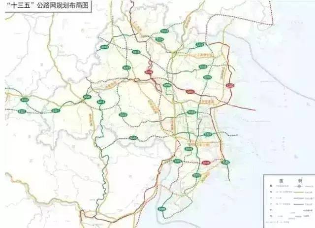 其中,s1线是台州市南北向主要交通走廊;s2线是台州东西向主要交通走廊
