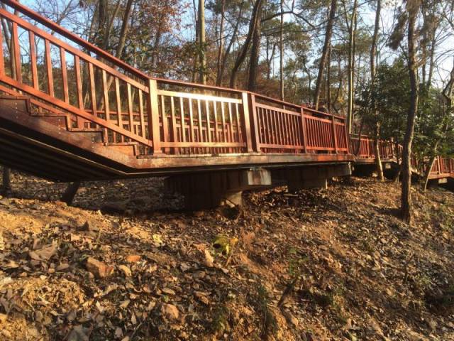 南京栖霞山修建环山木栈道是否合适 网友质疑山体遭破坏?
