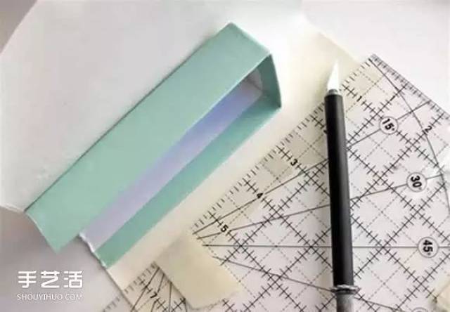 废旧纸盒手工制作实用收纳架的教程
