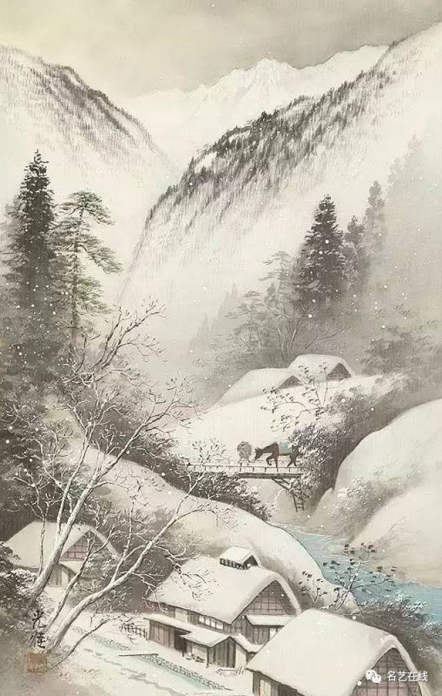 绝美雪景画配古诗欣赏!