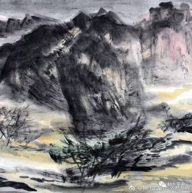 刘毅鹏老师水墨作品