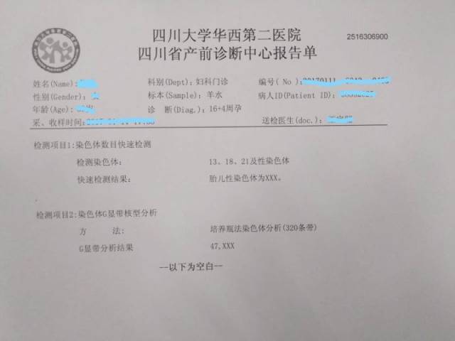 47,xxy即我们常说的克氏综合征,大部分为新发,发病率在男性新生儿中