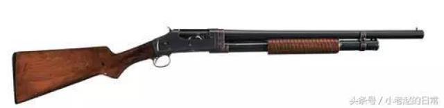 制造于1918年的温彻斯特m1897霰弹枪,20英寸枪管