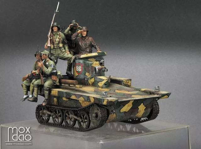香港的厂商战甲模型出品了一系列冷门的抗战中国军队装甲车辆,包括这