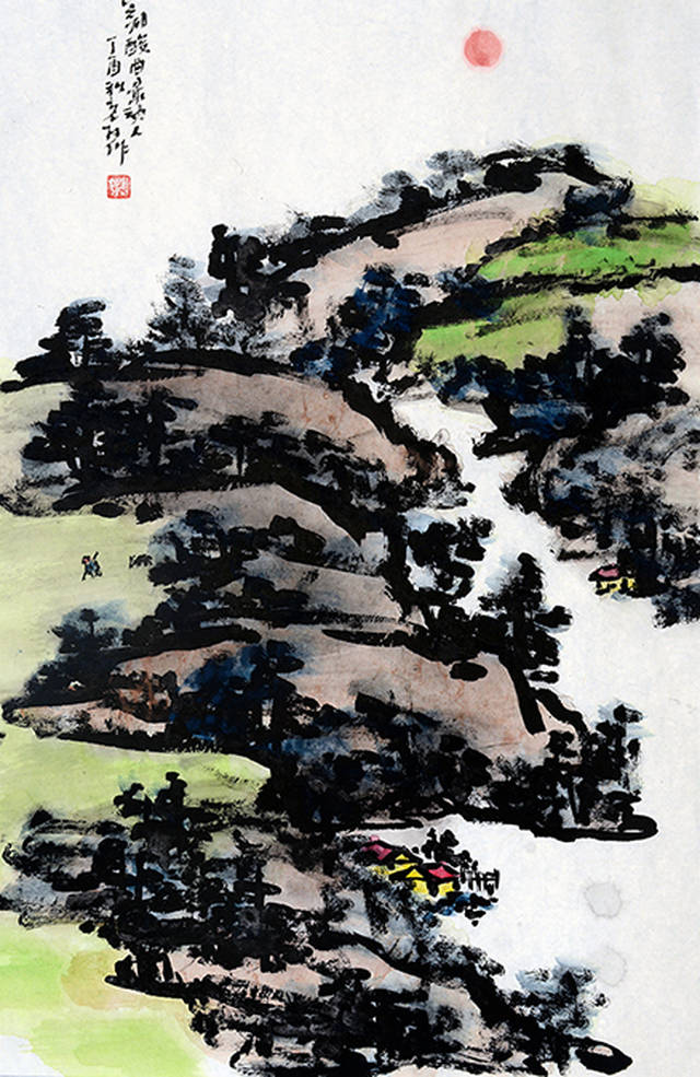 【锦都展讯】纸上河山—老村的画