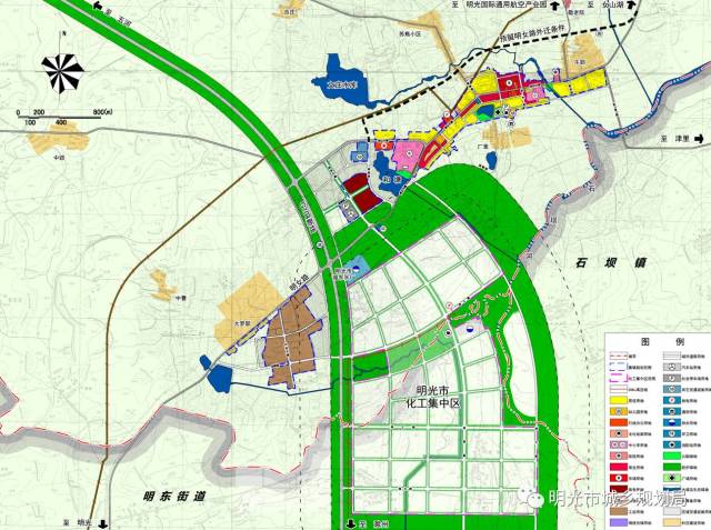 明光2030交通规划图,明光省道257规划图 【关注"多元山水 多彩古镇—明光苏巷镇总体规划(2016-2030)